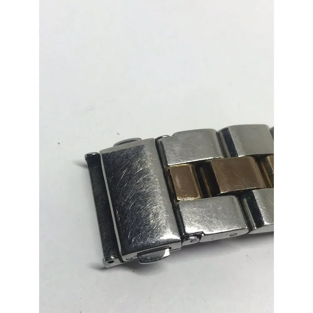 Michael Kors Watch Bracelet Links Case Use For Parts Used Band Z256 20mm Twotone